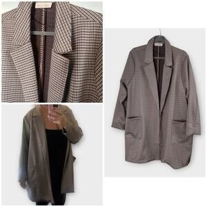 Philosophy Woman oversized houndstooth blazer